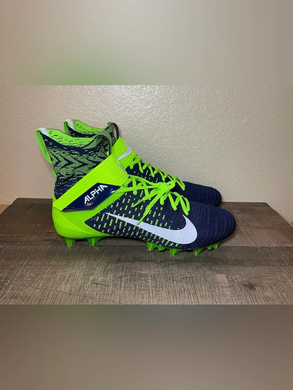 Nike Alpha Menace Elite 2 “Seattle Seahawks” - Size 13 Men.